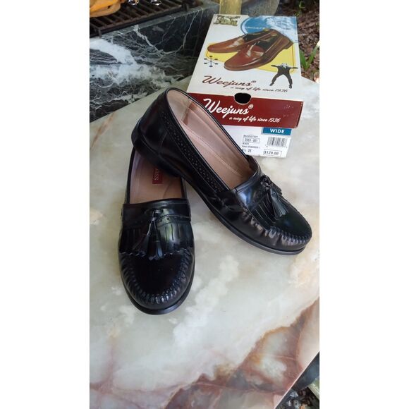 Bass Grammer Weejuns Men's Loafers sz 9.5 W - Picture 1 of 9